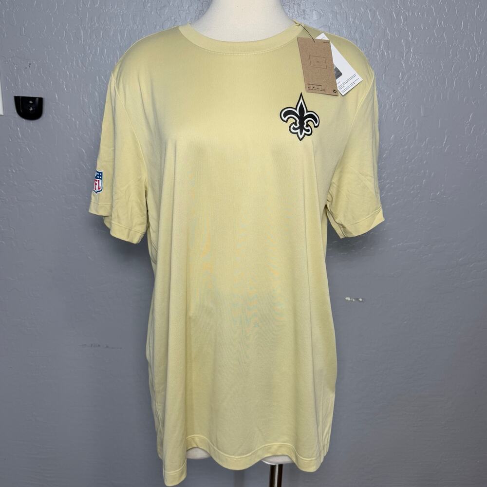 Men's Nike Dri-FIT NFL T-Shirt New Orleans Saints Alt Legend Small Logo, L
